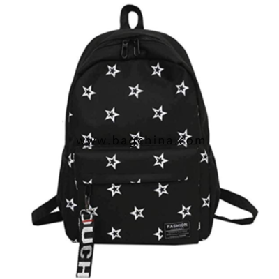 Unisex Fashion Star Pattern Backpack Outdoor Travel Backpack 