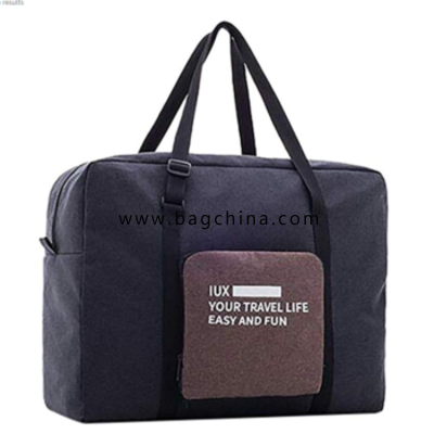 Your Travel Life Duffel Bag, Cotton Canvas Travel Equipment Carry Duffel Shoulder Bag 