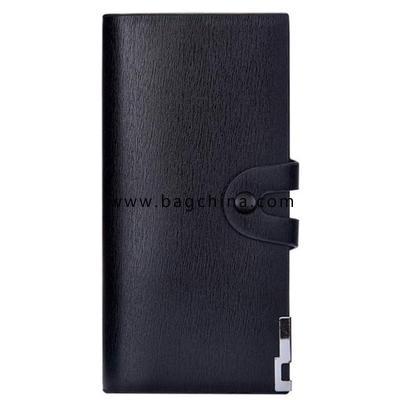 Men's Soft Leather Long Wallet Casual Multi-function Clutch Bags