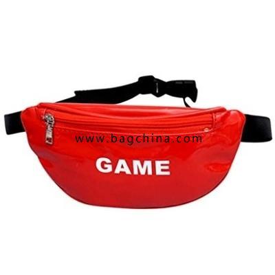 Kids PVC Chest Bags Boys Girls Holographic Fanny Pack Waist Bag Money Belt Pack Travel Hop Packs Hip Bag for Children