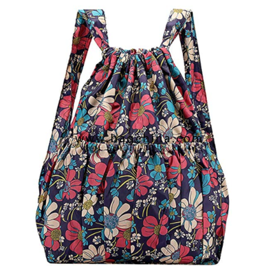 Large Capacity Flower Ethnic Style Bag Waterproof Nylon