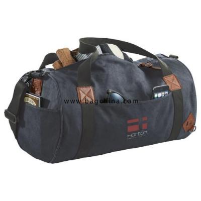 Canvas barrel duffel bags