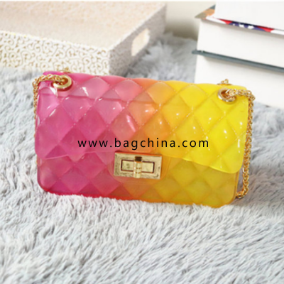 Wholesale Woman Fashion PVC Transparent Sling Bag