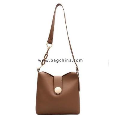 2 Pcs/Set Solid Color Pu Leather Bucket Bags For Women 2020 Fashion Small Chain Crossbody Bag Female Shoulder Bag Handbags