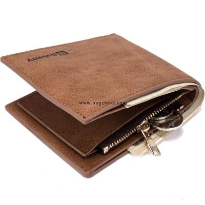 Vintage Wallet Leather Buckle Men's Wallet Zip Wallet Coin Purse Card Holder Men's Money Cartery Hombre Bag Men's Clutch Bag