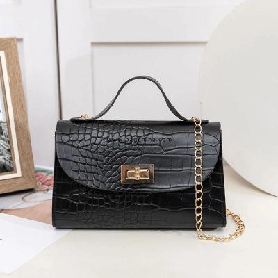 2020 New Fashion Women Bags Crocodile Pattern Shoulder Bag Trend All-match Diagonal Bag Mini Lady Small Square Bag Female Bag