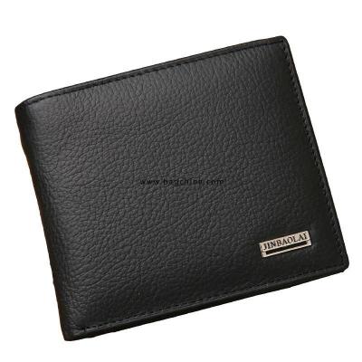 Genuine Leather Men Wallets Premium Product Real Cowhide Wallets for Man Short Black Walet Portefeuille Homme Fashions Purses