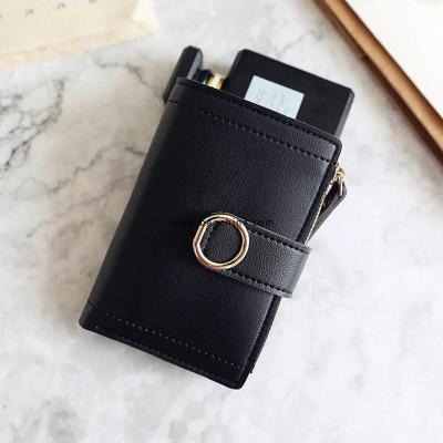 2019 New Women's Wallet Small Fashion Brand Leather Wallet Ladies Card Bag Women Clutch Female Wallet