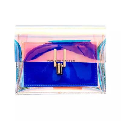 Bags for Women 2020 Fashion Transparent Laser Bag Fashionable Lady Cross Bag Messenger Waterproof PVC Waterproof Beach Bag