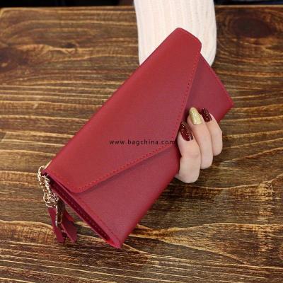 Women Wallets Multifunction PU Leather Women's Long Design Purse Female Card Holder Long Lady Tassel Clutch Purse Money Bag