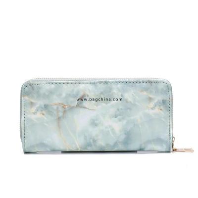 Casual Women Lady Wallets Purses Totes Feminina Marble Patent Leather Clutch Bags Girls Zipper Card Coin Money Holder Pouch Pack