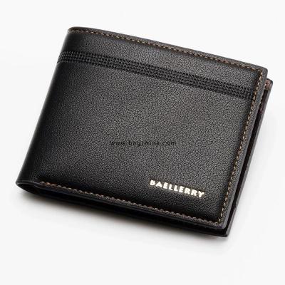 New Arrival Litchi Black Purse for Men Wallet Short Leather Men's Wallets Thin Male Small Wallet Card Holder Soft Mini Purses