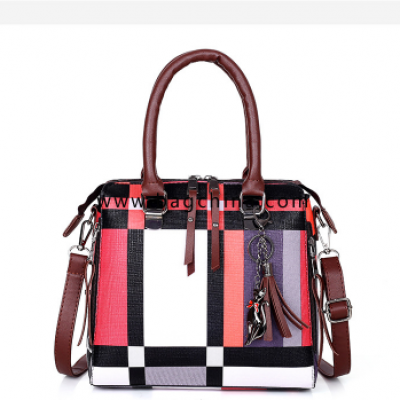 2019 new hot female bun mother bag three-piece fashion stitching contrast color shoulder bag wild crossbody handbag 