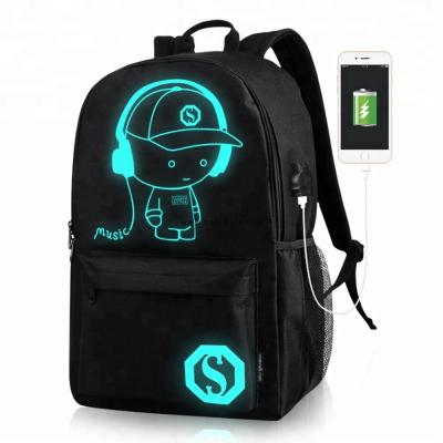 school bags backpack with Luminous printing