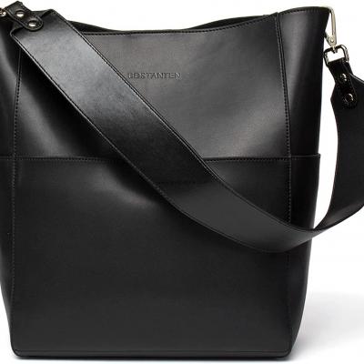 Leather shoulder Tote