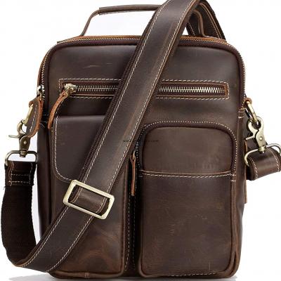 Leather crossbody bag