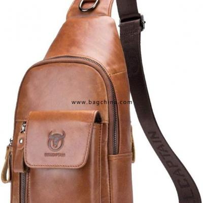 Leather crossbody bag